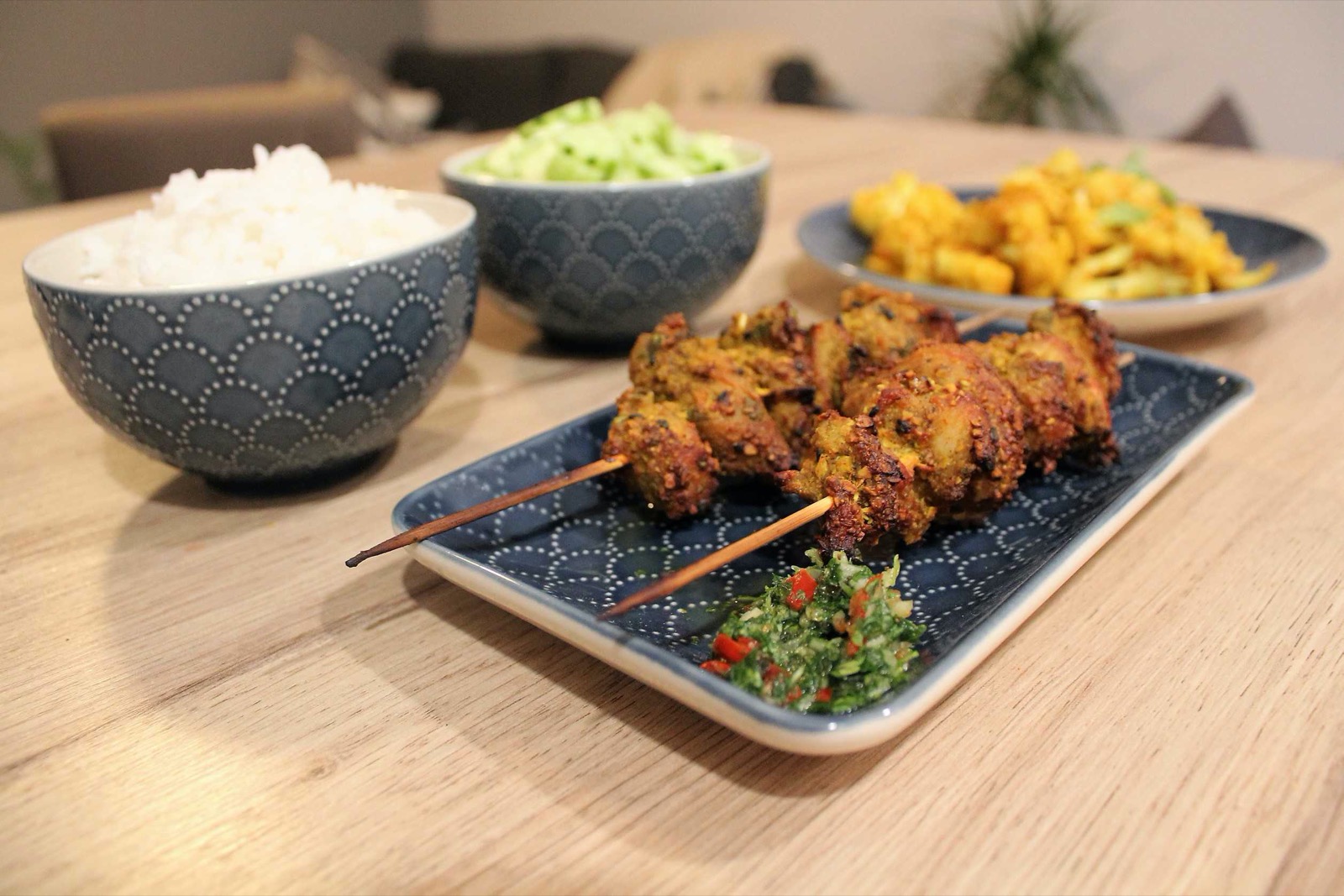 Indyjskie szaszłyki z kurczaka – Reshmi kabab